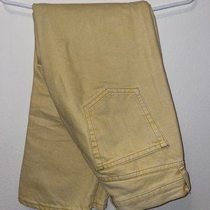 Yellow TopShop Jeans